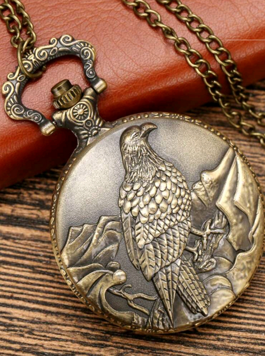 Eagle Bronze Pocket Watch