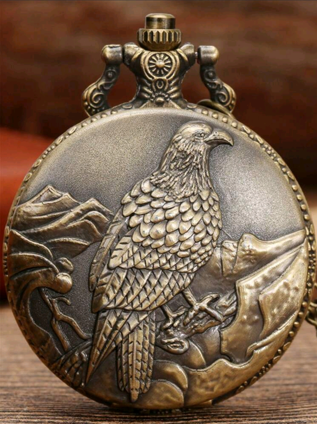 Eagle Bronze Pocket Watch