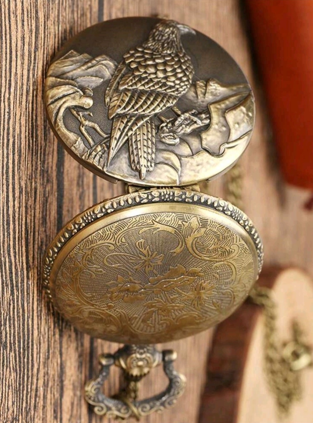 Eagle Bronze Pocket Watch