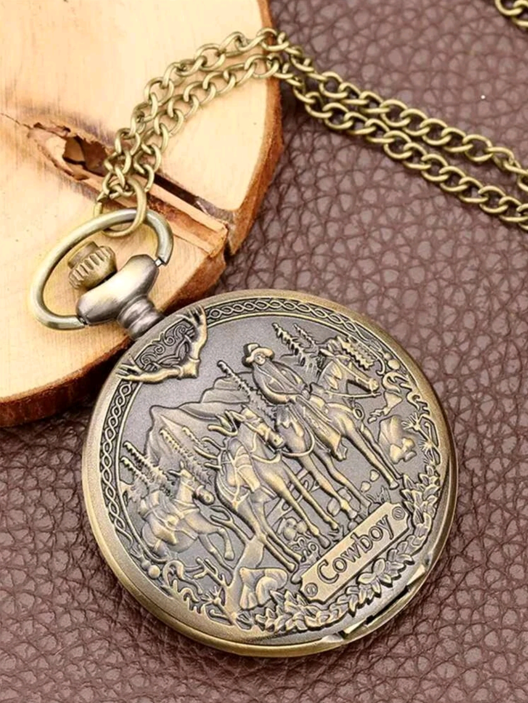 Western Cowboy Pocket Watch