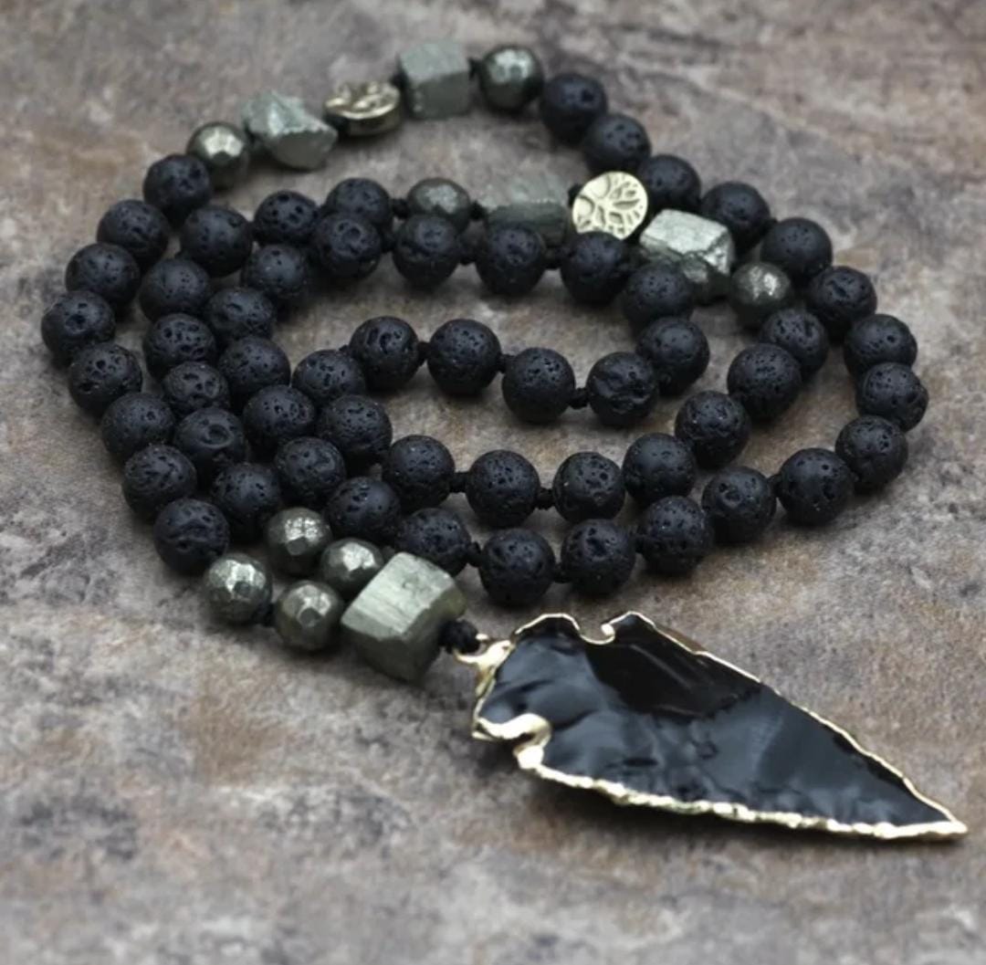 Natural Lava Stone Necklace