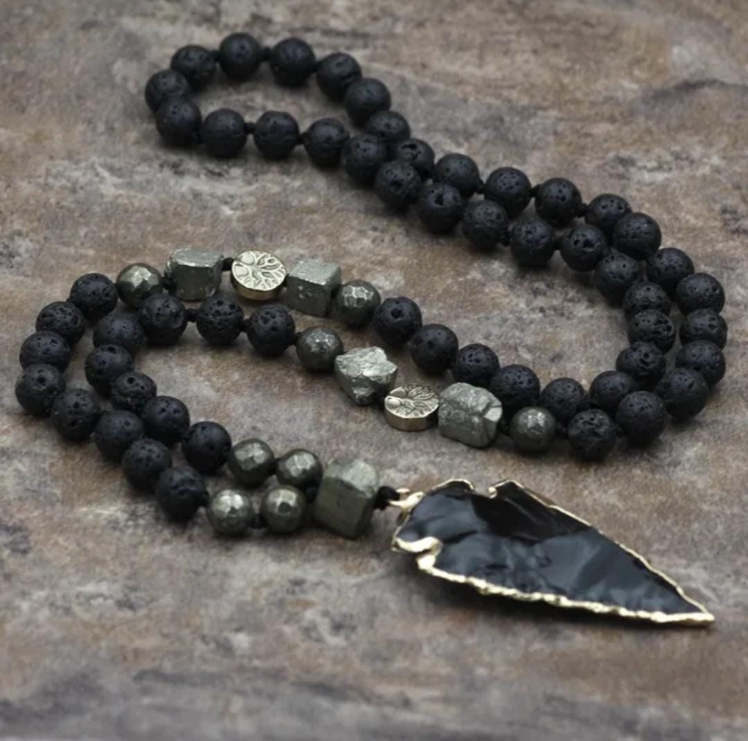 Natural Lava Stone Necklace