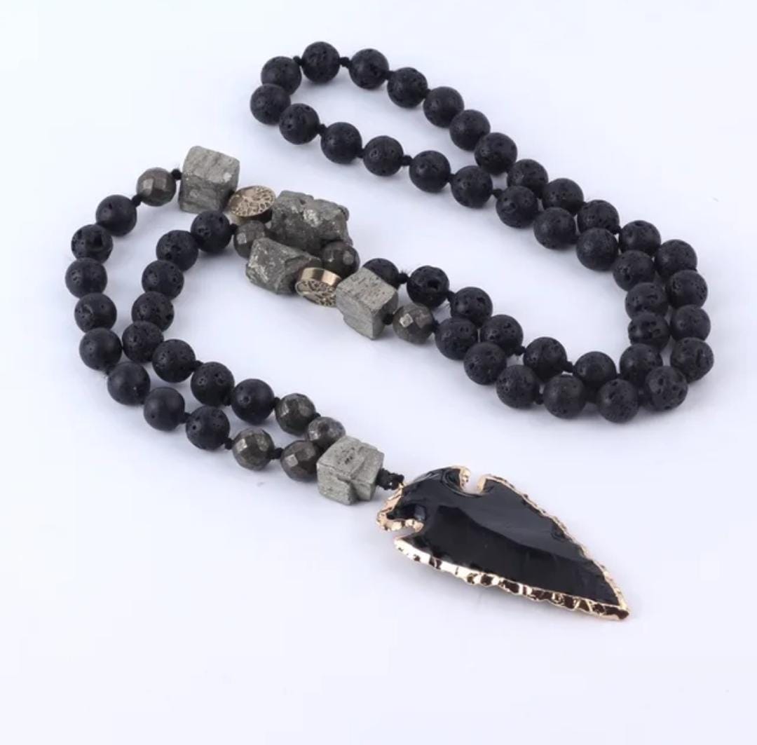 Natural Lava Stone Necklace