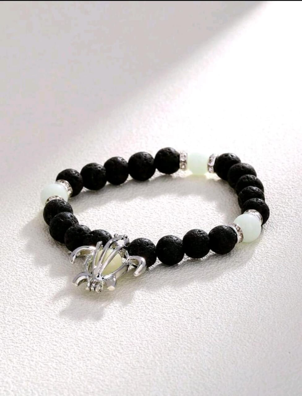 Glow In The Dark Bead Decor Bracelet for women